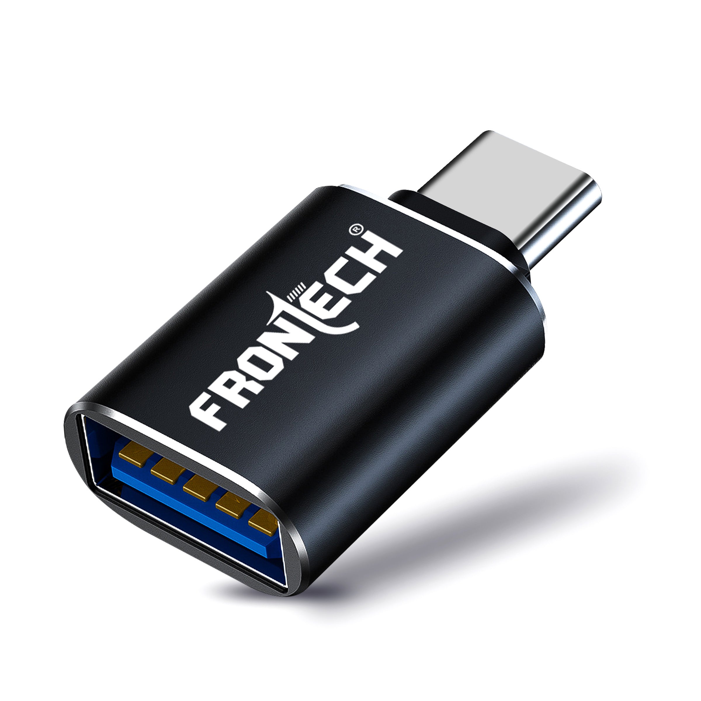 Frontech USB Converter USB 3.0 to Type C OTG Adaptor, 5Gbps High Speed Data Transfer, Thunderbolt to USB Adapter, Compatible for All Type C Devices,(NC-0044) Frontech USB Converter USB 3.0 to Type C OTG Adaptor, 5Gbps High Speed Data Transfer, Thunderbolt to USB Adapter, Compatible for All Type C Devices,(NC-0044)